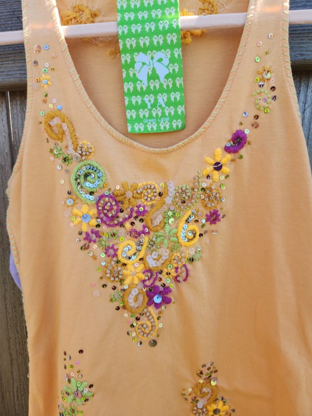 Embroidered Tank - Picture 2 of 7